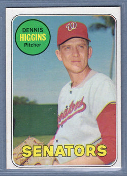 1969 Topps #441 Dennis Higgins EX-MT  GO661