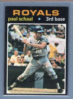 1971 Topps #487 Paul Schaal  (b) EX-MT  GO550