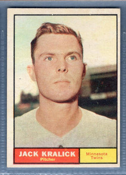 1961 Topps #36 Jack Kralick EX   GO417