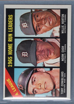 1966 Topps #218 A.L. Home Run Leaders EX-MT  GO466