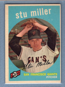 1959 Topps #183 Stu Miller EX  GO186