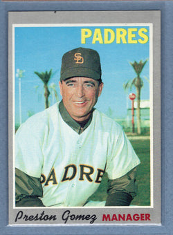 1970 Topps #513 Preston Gomez  (b) EX  GOY