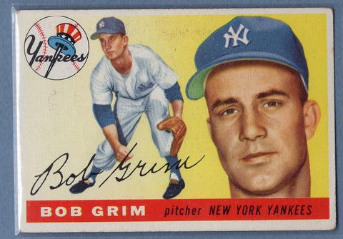 1955 Topps #80 Bob Grim (R) VG  GO103