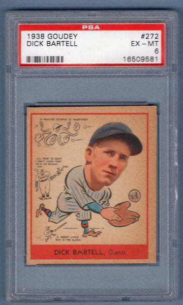 1938 Goudey #272 Dick Bartell (16509581) PSA 6