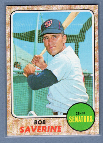 1968 Topps #149 Bob Saverine EX-MT  GO545
