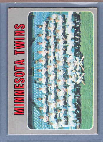 1970 Topps #534 Minnesota Twins Team   VG-EX  GOY
