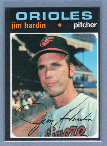 1971 Topps #491 Jim Hardin  (a) EX-MT  GO550