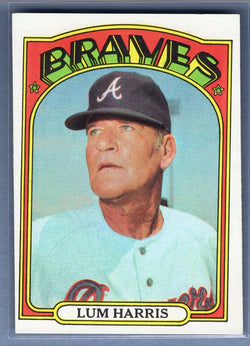 1972 Topps #484 Lum Harris Ex-Nm