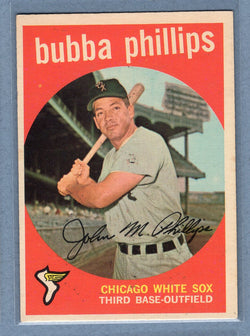 1959 Topps #187 Bubba Phillips EX-MT  GO186