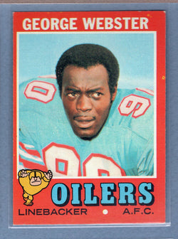 1971 Topps #197 George Webster (a) EX-MT  GO600