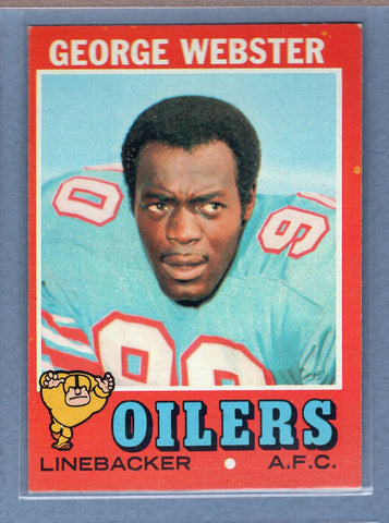 1971 Topps #197 George Webster (a) EX-MT  GO600