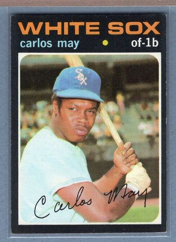1971 Topps #243 Carlos May (b) EX  GO950