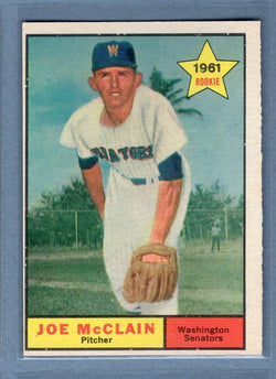 1961 Topps #488 Joe McClain EX   GO269