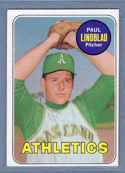 1969 Topps #449 Paul Lindblad EX-MT  GO661