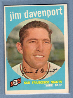 1959 Topps #198 Jim Davenport EX-MT  GO186