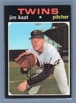 1971 Topps #245 Jim Kaat (b) EX  GO950
