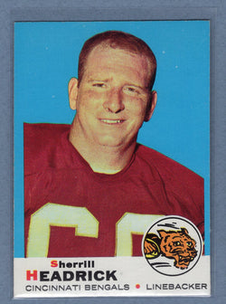 1969 Topps #9 Sherrill Headrick EX-MT  GO154