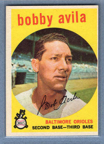 1959 Topps #363 Bobby Avila EX  GO79