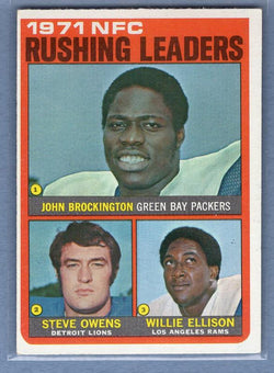1972 Topps #2 NFC Rushing Leaders EX  GO244