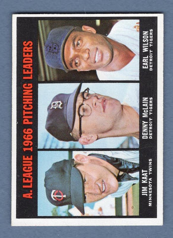 1967 Topps #235 A.L. Pitching Leaders EX-MT  GO111