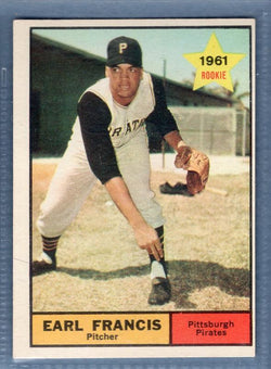 1961 Topps #54 Earl Francis(c) VG-EX   GO417