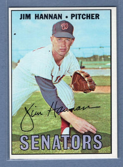 1967 Topps #291 Jim Hannan EX-MT   GO60