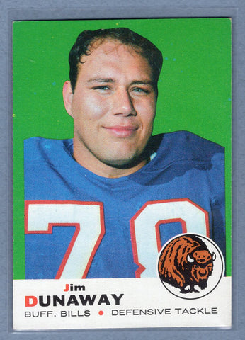 1969 Topps #10 Jim Dunaway EX-MT  GO154