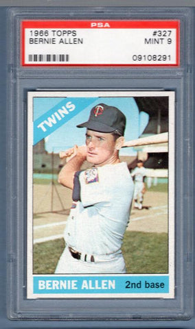 1966 Topps #327 Bernie Allen PSA 9