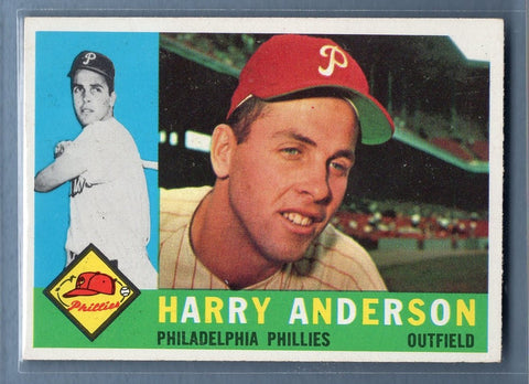 1960 Topps # 285 Harry Anderson EX-MT High Grade Set Break