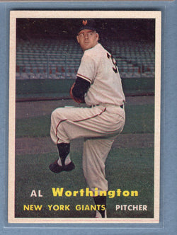 1957 Topps #39 Al Worthington EX-MT  GO150