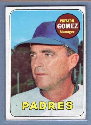 1969 Topps #74 Preston Gomez (b) VG-EX  GO501
