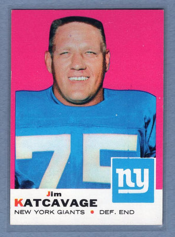 1969 Topps #84 Jim Katcavage EX-MT  GO250