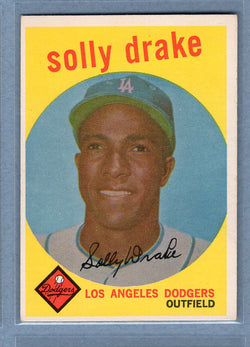 1959 Topps #406 Solly Drake EX  GO79