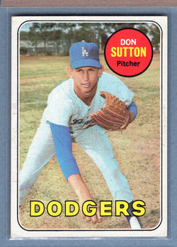 1969 Topps #216 Don Sutton (HOF) EX  GO645