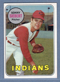 1969 Topps #455 Sonny Siebert EX-MT  GO661