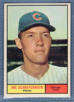 1961 Topps #58 Joe Schaffernoth(a) EX   GO417