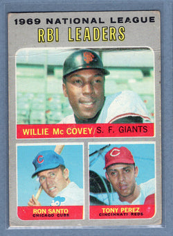 1970 Topps #63 NL RBI Leaders (McCovey)  (a) G  GOY