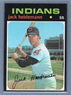 1971 Topps #87 Jack Heidemann  (c) EX-MT  GO775