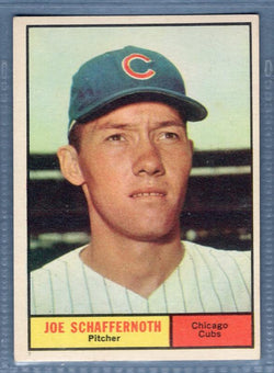 1961 Topps #58 Joe Schaffernoth(b) EX   GO417