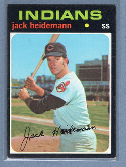 1971 Topps #87 Jack Heidemann  (d) EX-MT  GO775
