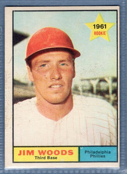 1961 Topps #59 Jim Woods VG-EX   GO417