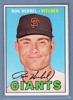 1967 Topps #156 Ron Herbel EX   GO415