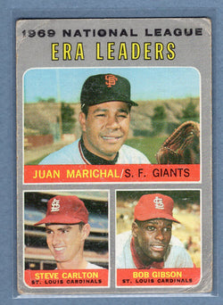 1970 Topps #67 NL ERA Leaders (Carlton)   G  GOY