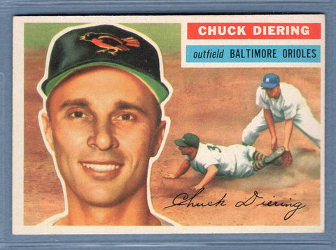 1956 Topps #19 Chuck Diering (GB) EX  GO460