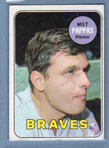 1969 Topps #79 Milt Pappas (a) VG-EX  GO501