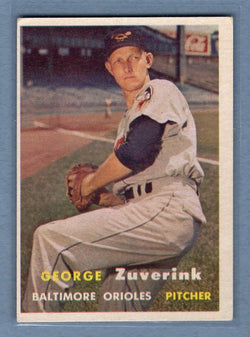 1957 Topps #11 George Zuverink EX   GO270