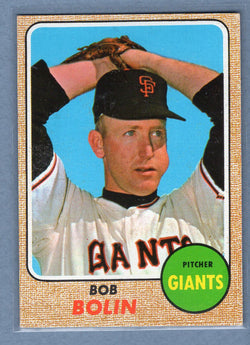 1968 Topps #169 Bob Bolin EX-MT  GO545