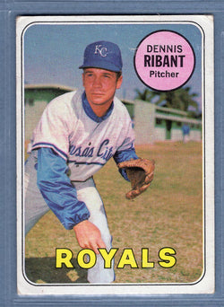1969 Topps #463 Dennis Ribant VG-EX  GO661
