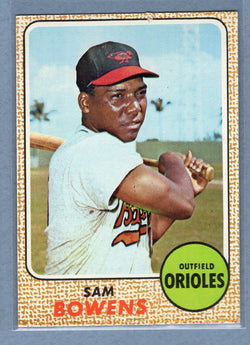 1968 Topps #82 Sam Bowens (c)VG-EX  GO507