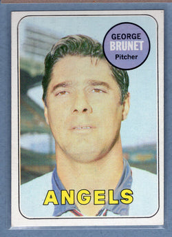 1969 Topps #645 George Brunet(b) EX-MT  GO850